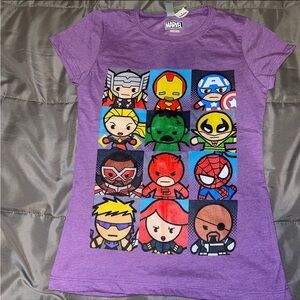 Marvel Lilac Superhero Tee